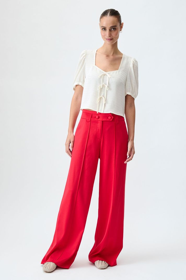 Pantalon Liso Rojo iO 11020125002103-0
