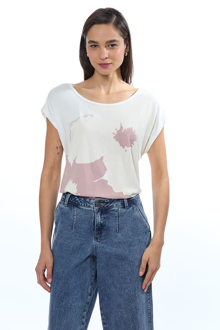 Polera Estampada Blanco iO 14620224003105-0