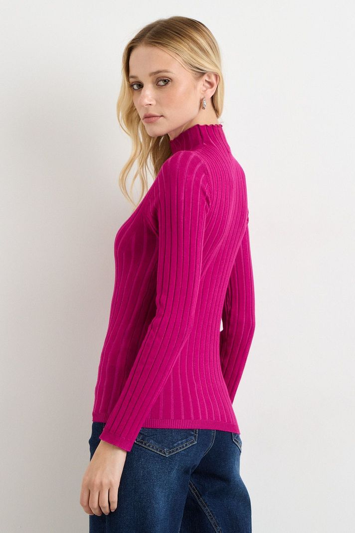 Sweater Liso Morado 18107125004121-2