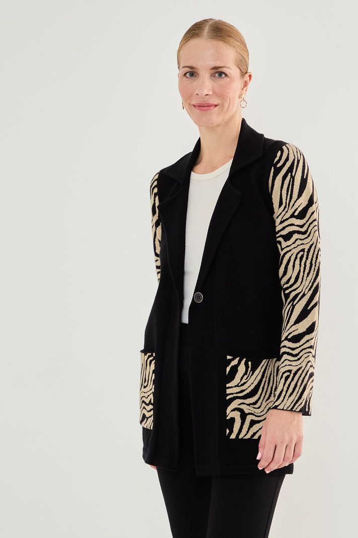 Tejido Tipo Chaqueton Negro 18602125002102-4