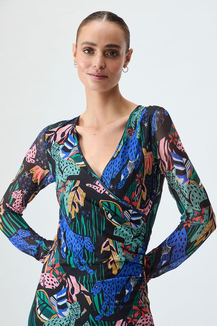 Vestido Fantasia Largo Negro iO 13520125001102-1