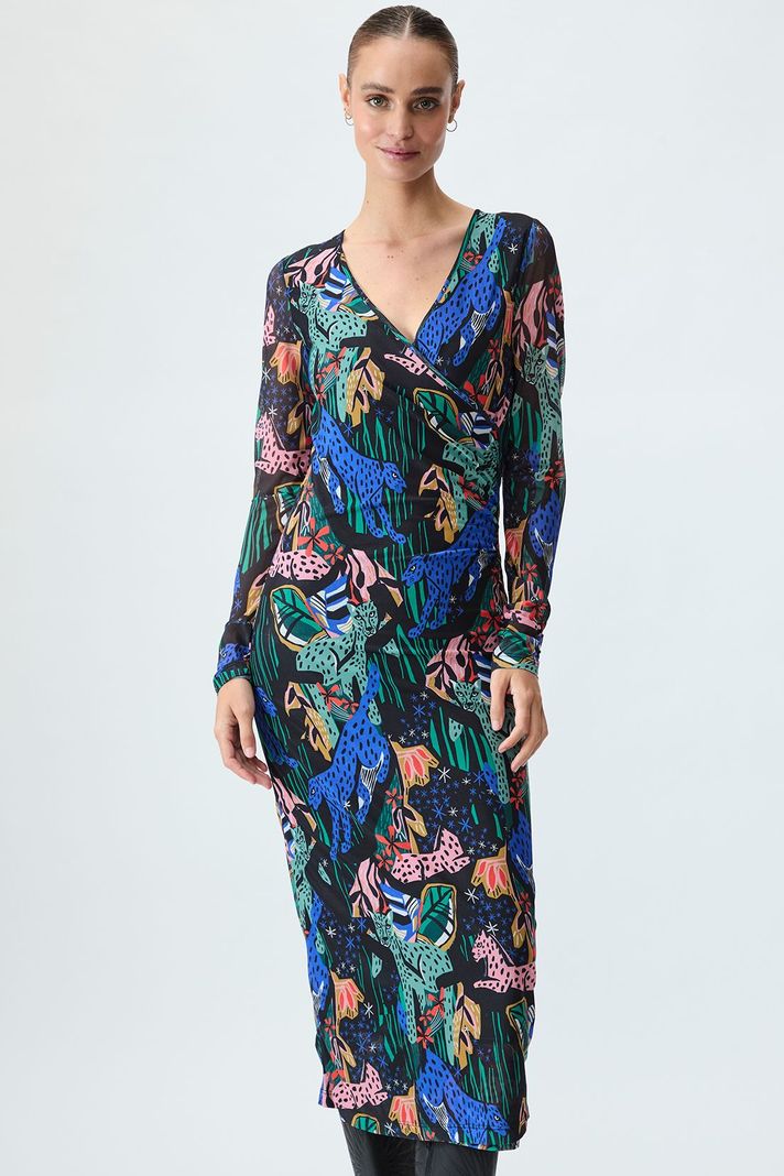 Vestido Fantasia Largo Negro iO 13520125001102-2