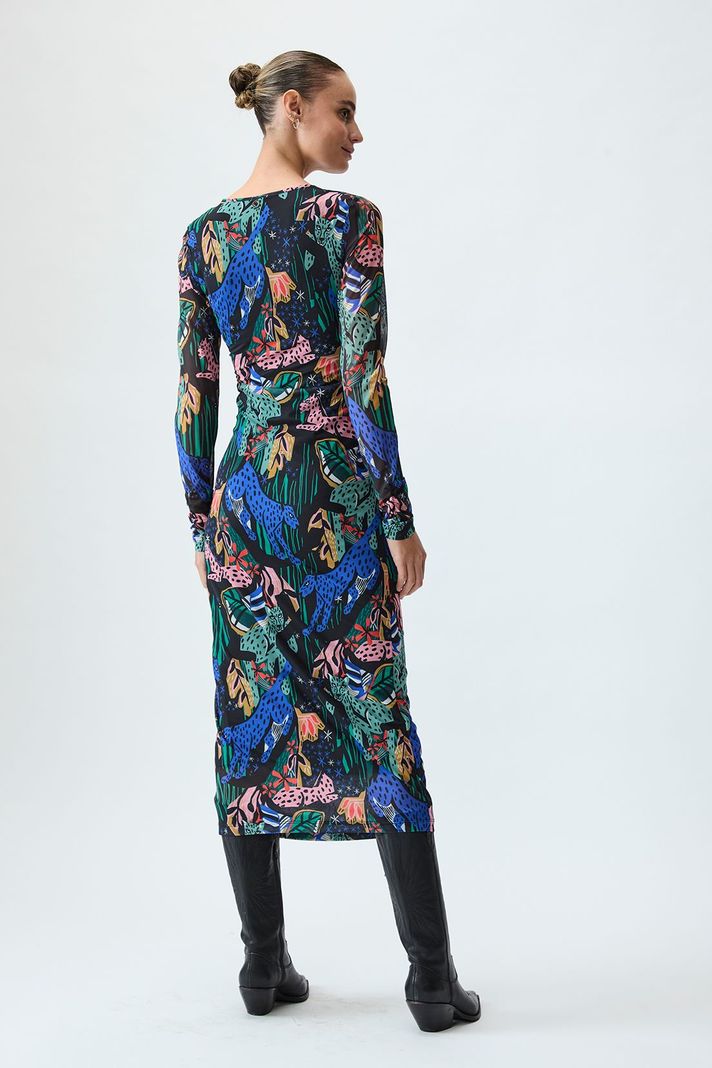 Vestido Fantasia Largo Negro iO 13520125001102-4