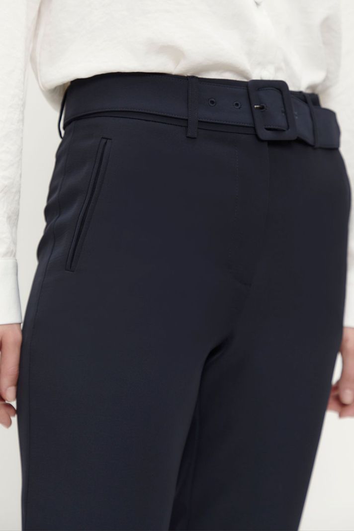 Pantalon Liso Cinturon Azul Ash 11007224056104-2
