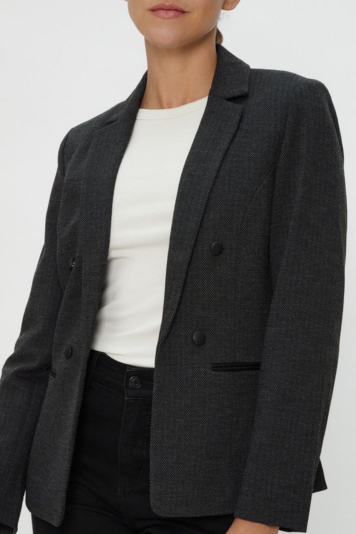 Blazer Fantasia Negro Ma Griffe 16104124003102-1