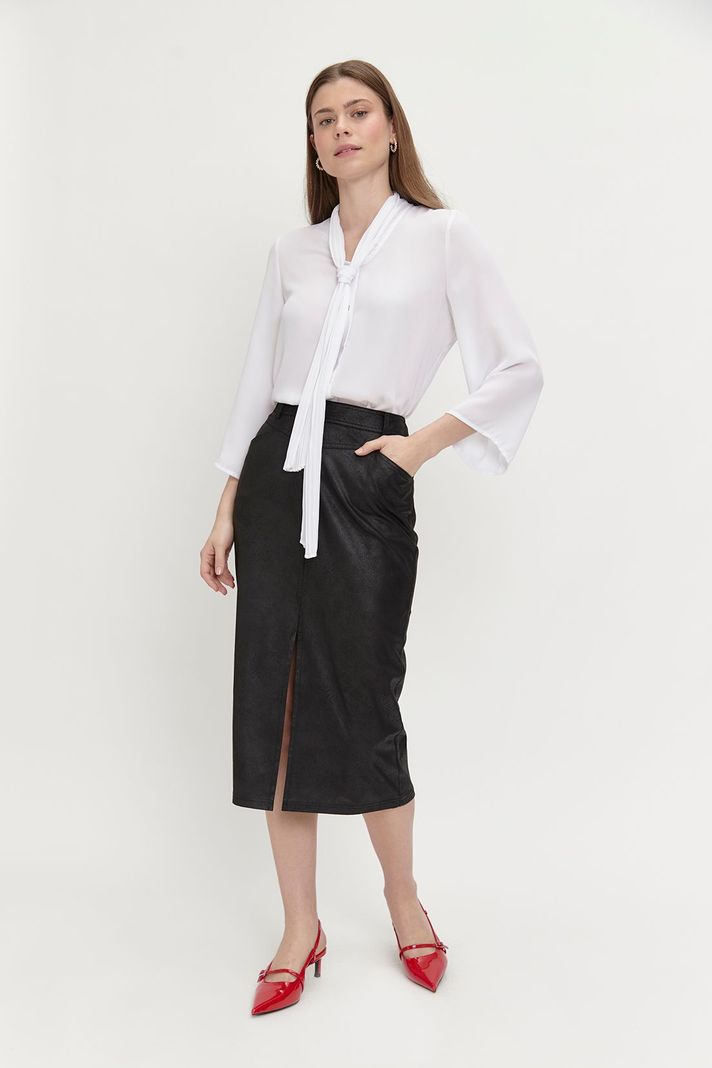 Blusa Lisa Lazo Blanco Ash 14007224008105-0