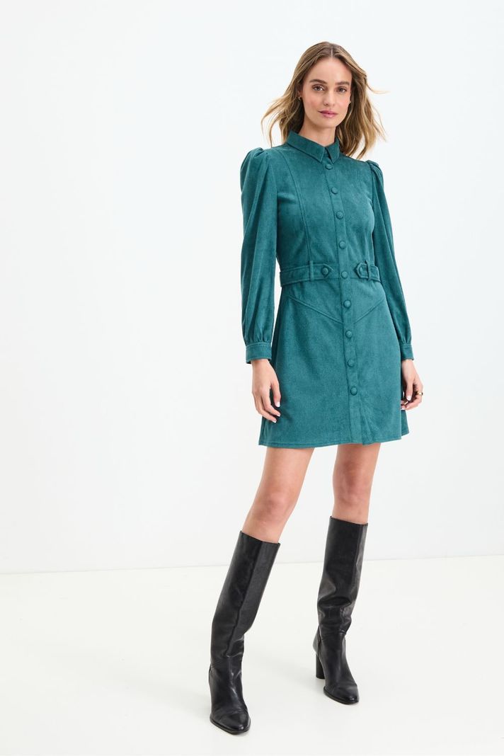 Vestido Liso Verde 13020125004107-0