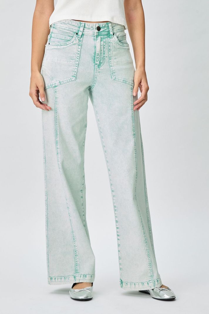 Jeans Liso verde musgo iO 11320125052107-1