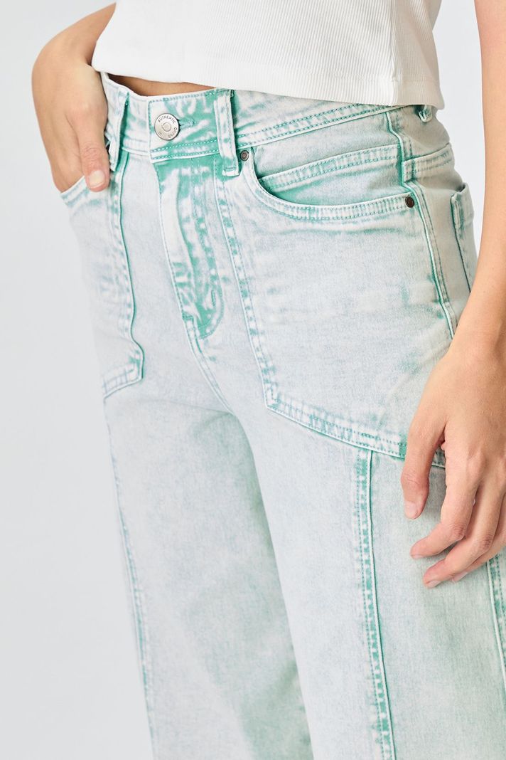 Jeans Liso verde musgo iO 11320125052107-2