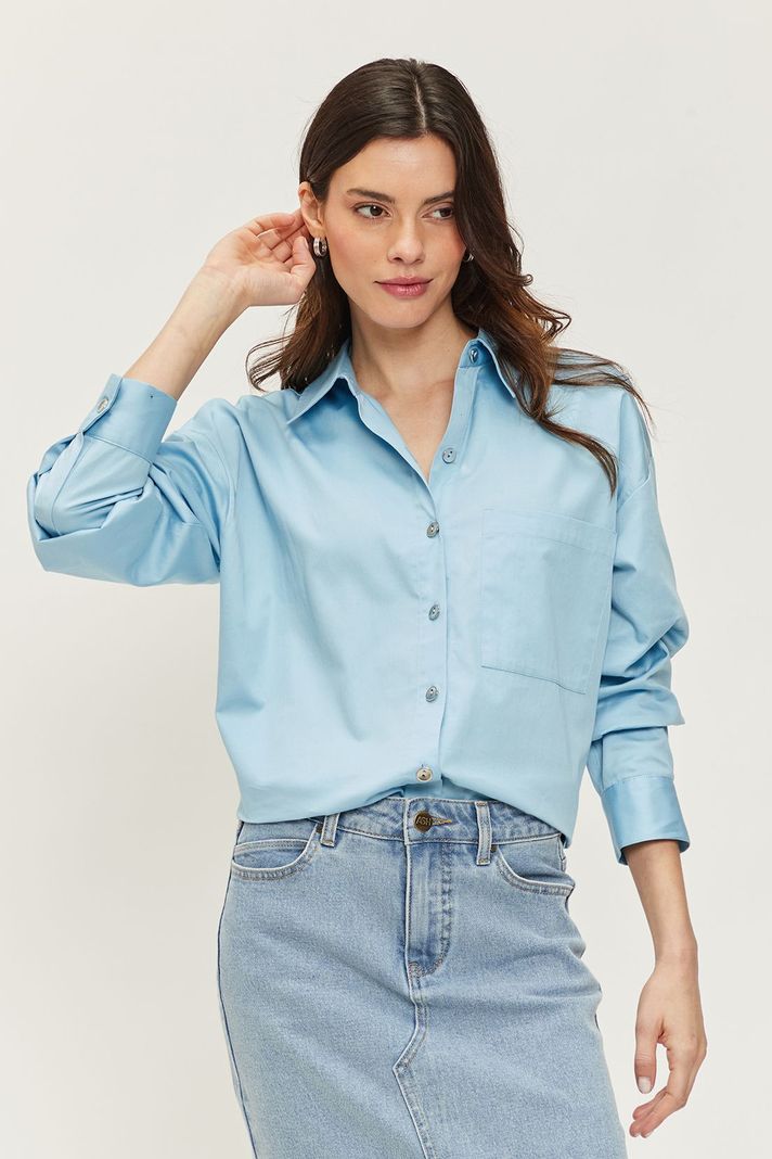 Blusa Camisera Lisa Celeste Ash 14007224056110-1