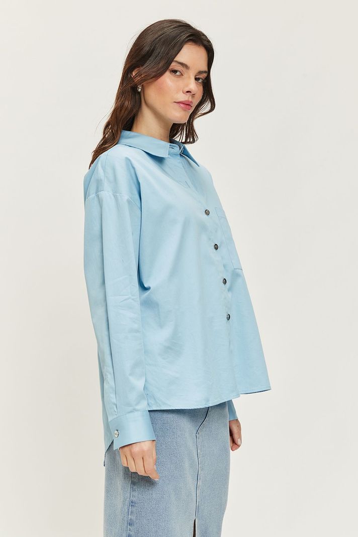 Blusa Camisera Lisa Celeste Ash 14007224056110-2