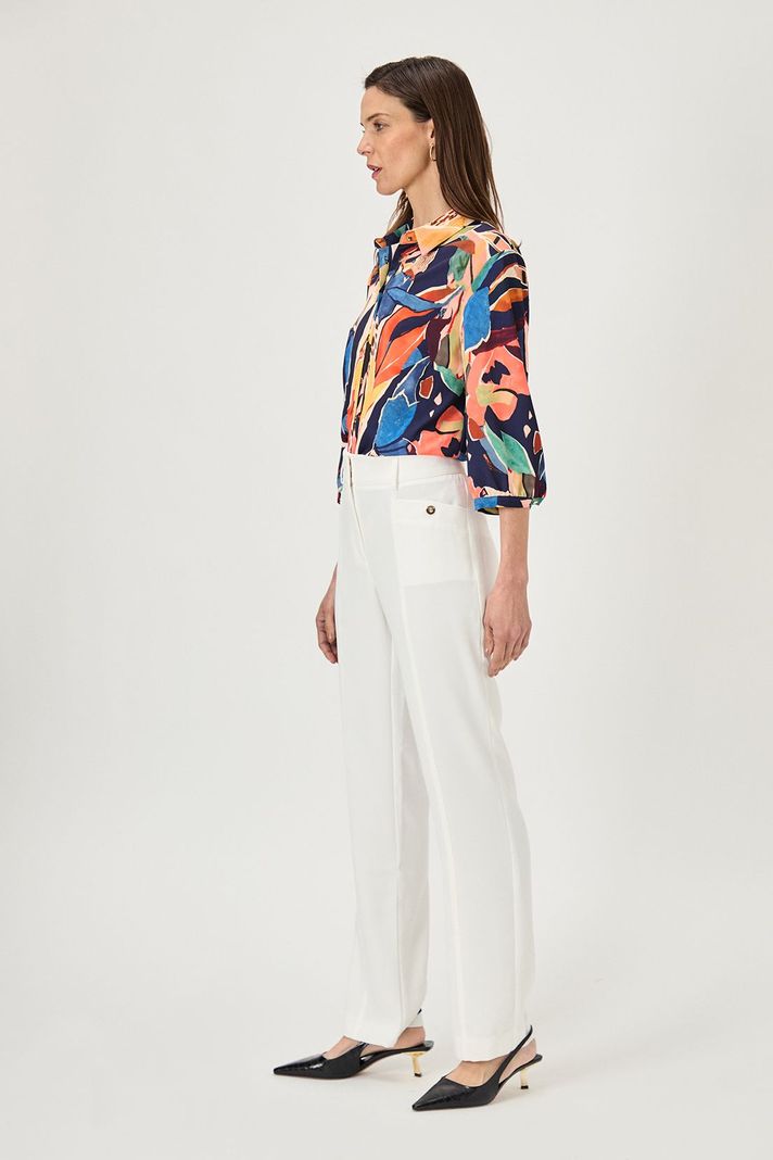 Pantalon Cortes Blanco Ma Griffe 11002224057105-3