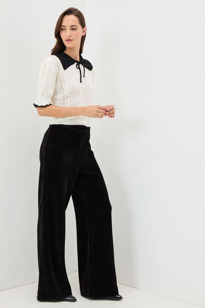 Pantalon Liso Negro 11020125014102-2