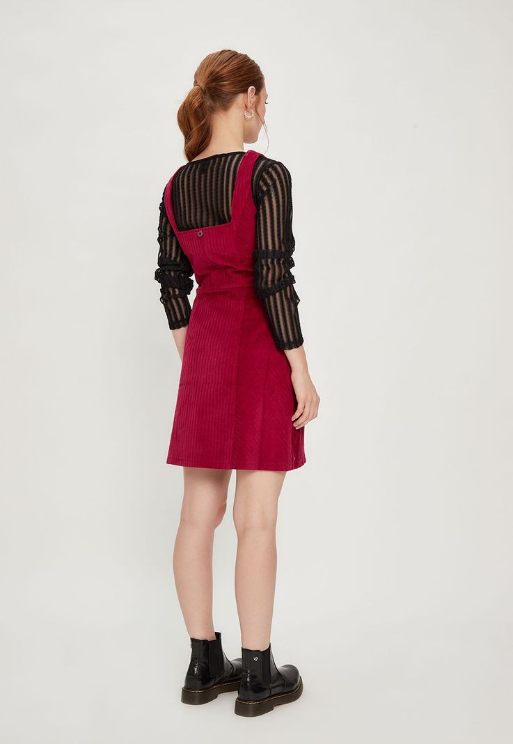Vestido Liso Burdeo iO 13020124053112-1