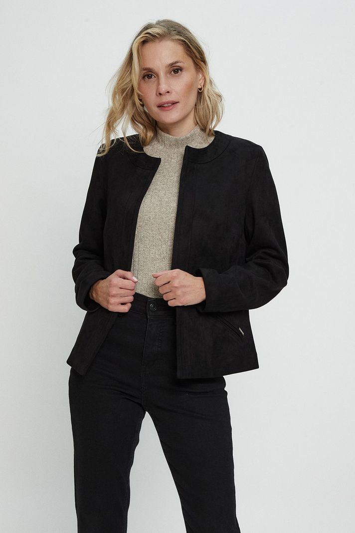 Casaca Lisa Negro Ma Griffe 17502224051102-2
