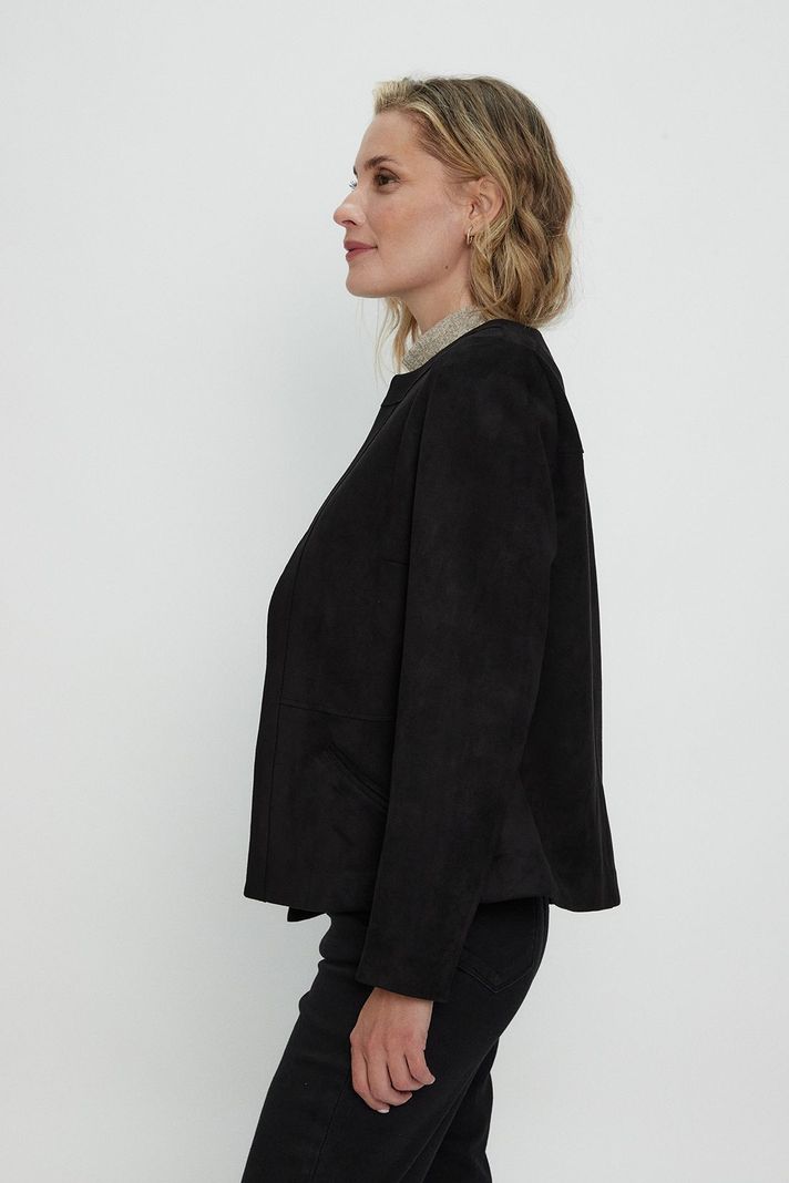 Casaca Lisa Negro Ma Griffe 17502224051102-3