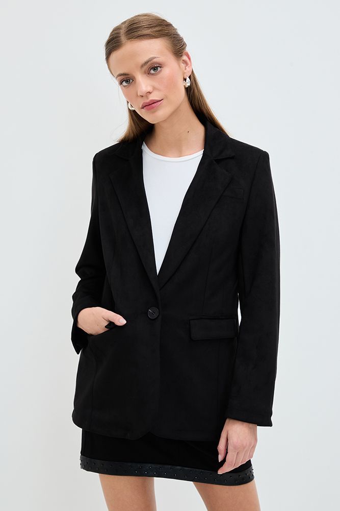 Blazer Liso Negro 16020125065102-0