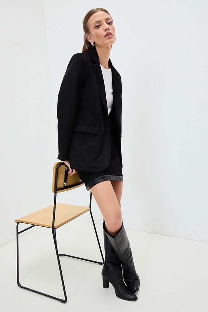 Blazer Liso Negro 16020125065102-2