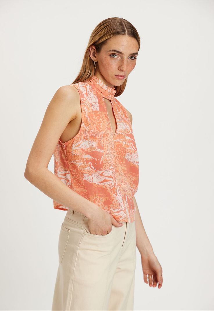 Blusa Fantasia Naranjo iO 14120224055114-0