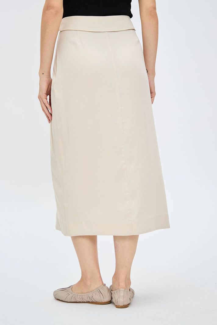Falda Lisa Larga Beige iO 12320224002106-4