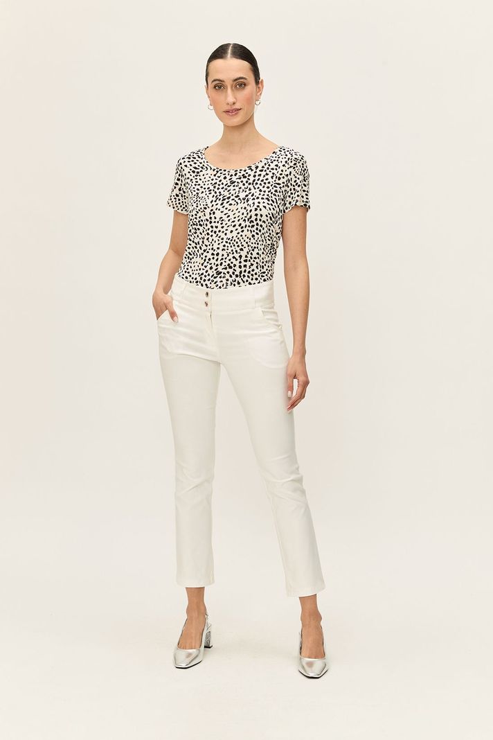Pantalon Liso Recto Blanco Ash 11007224058105-0