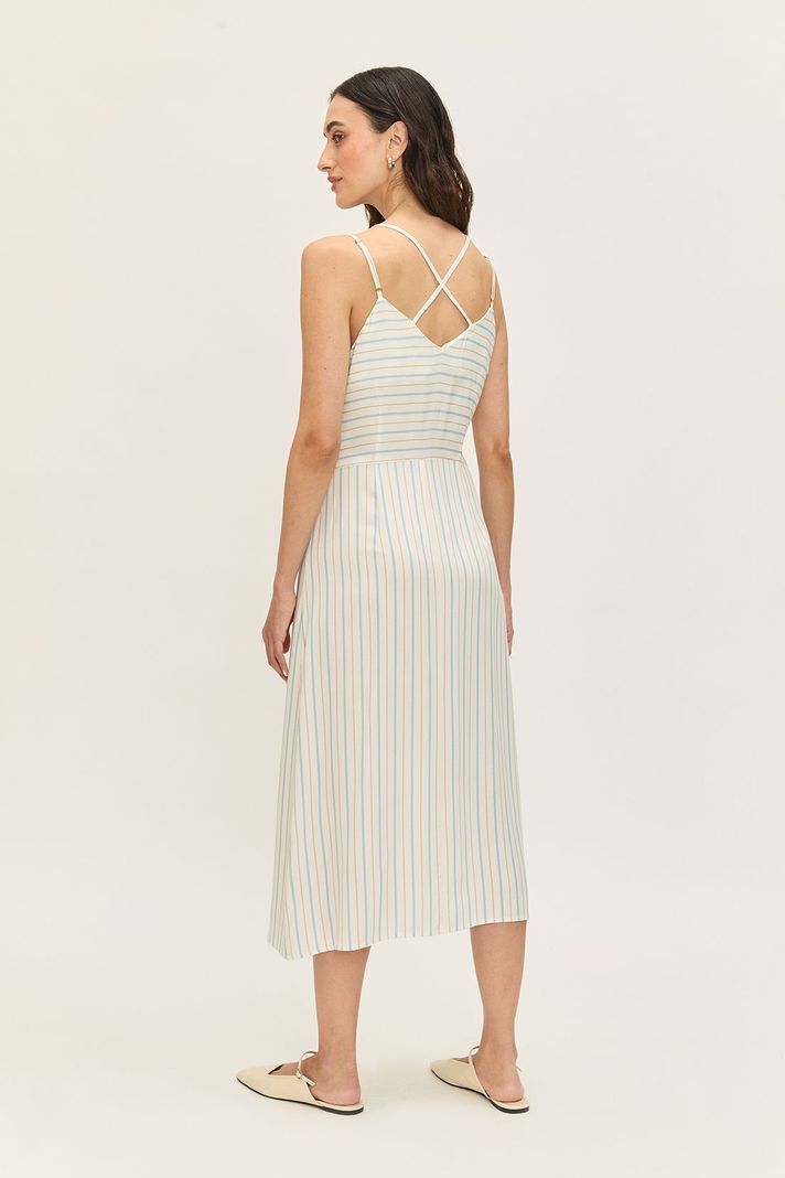 Vestido Largo Liso Crudo Ash 13404224001105-3