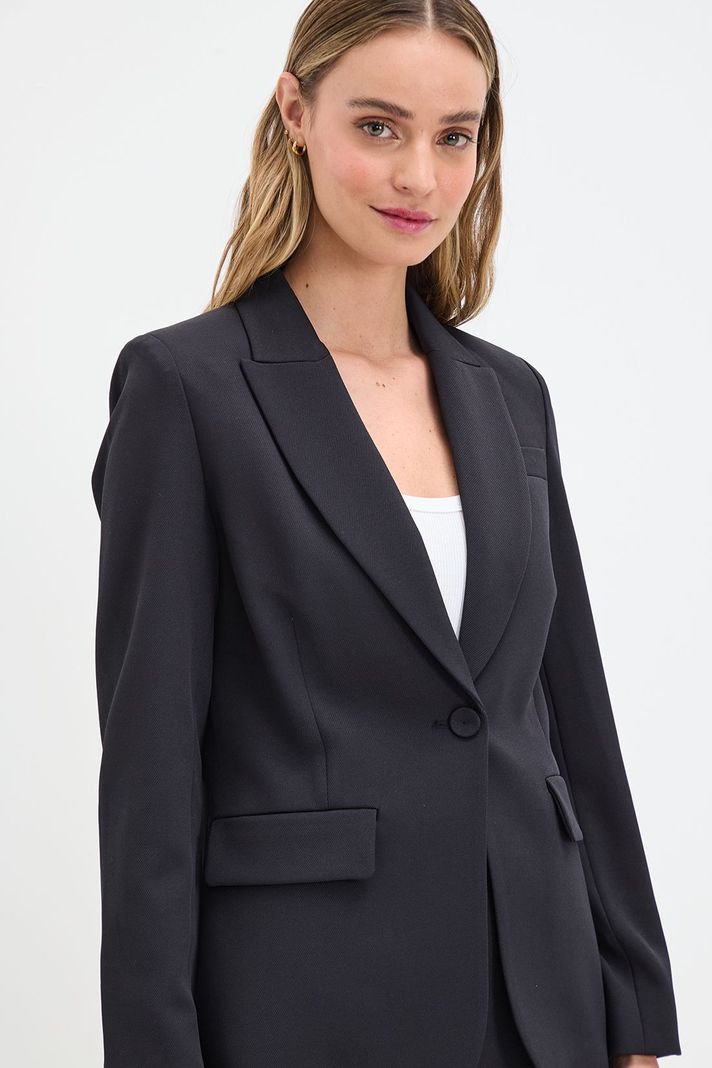 Blazer Liso Negro 16020125012102-1