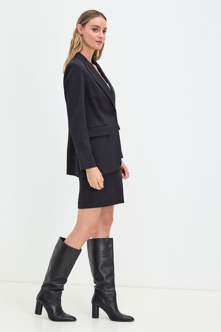 Blazer Liso Negro 16020125012102-4