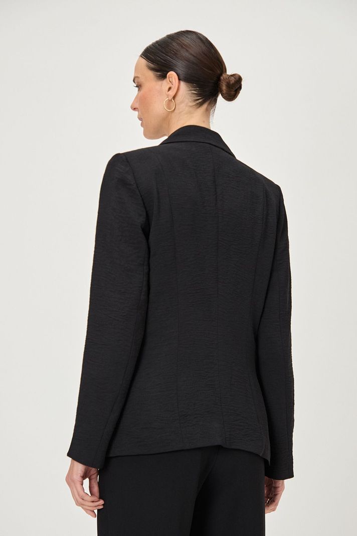 Blazer Boton Forrado Negro Ma Griffe 16002224056102-4