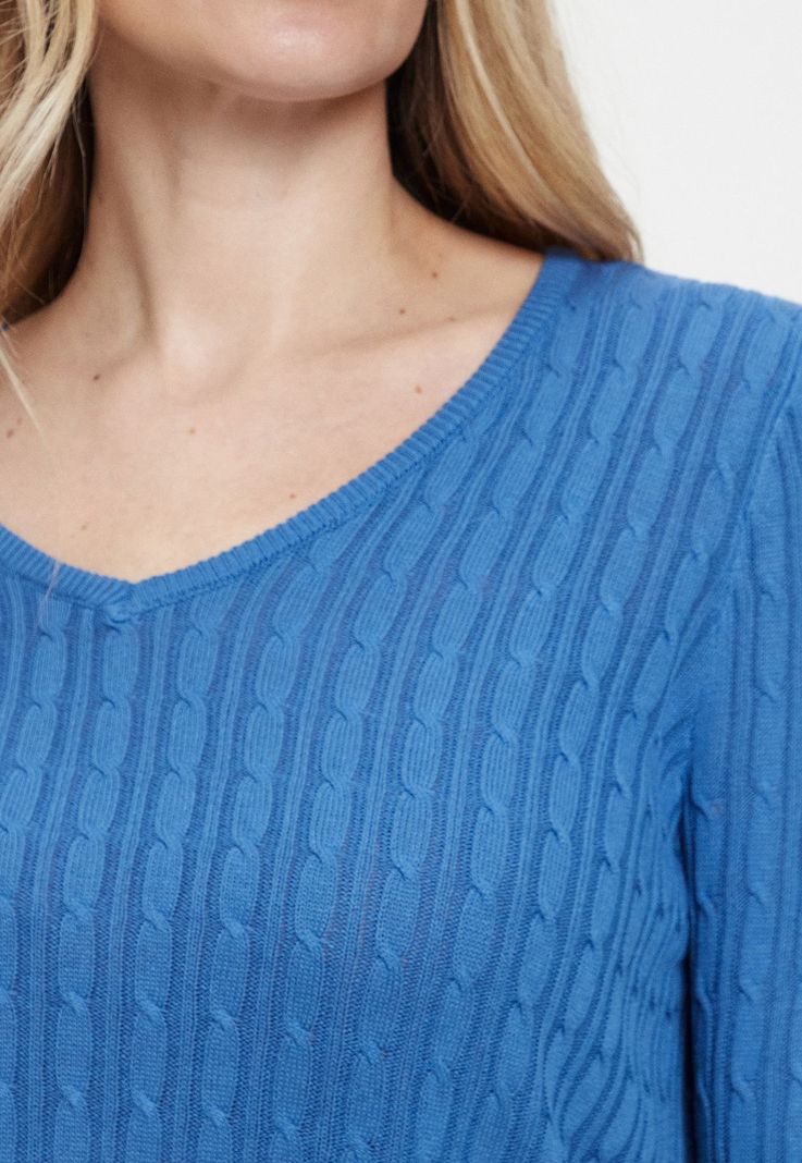 Sweater Liso Azul Ma Griffe 18102224005104-2