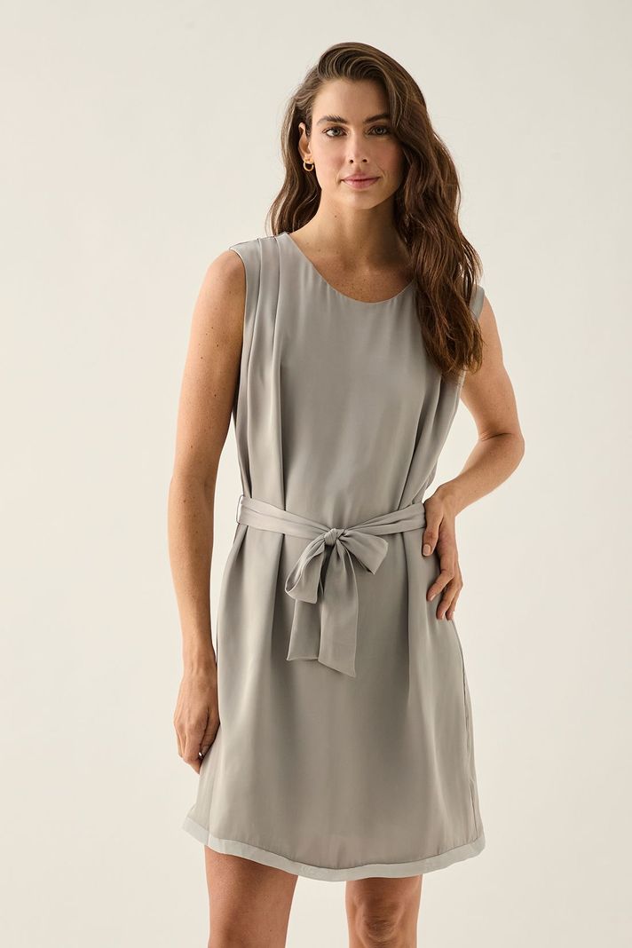 Vestido Liso Gris 13007125051113-2