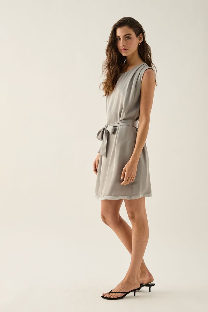 Vestido Liso Gris 13007125051113-3