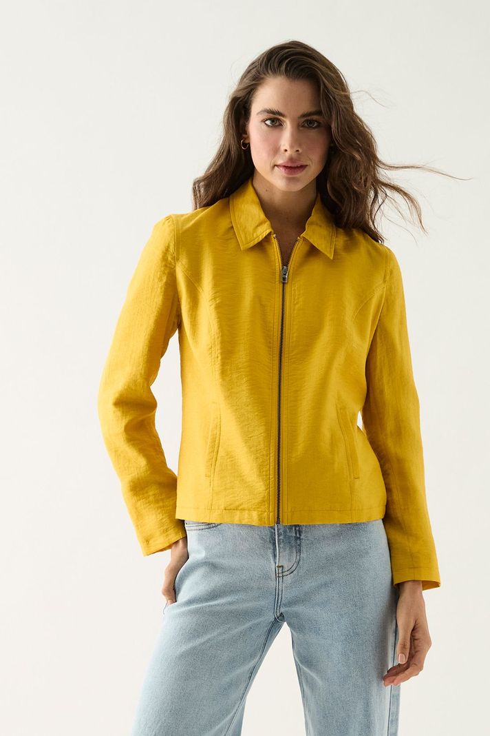 Chaqueta Lisa Mostaza Ash 17507125051314-1
