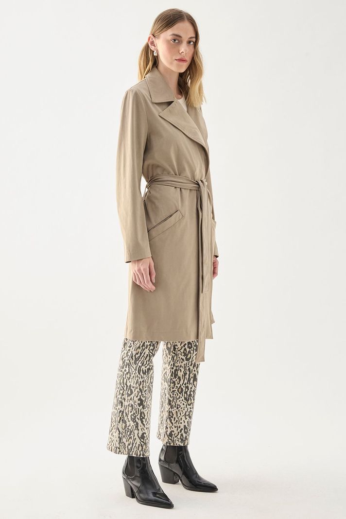 Trench Liso Avellana 17407125002126-1