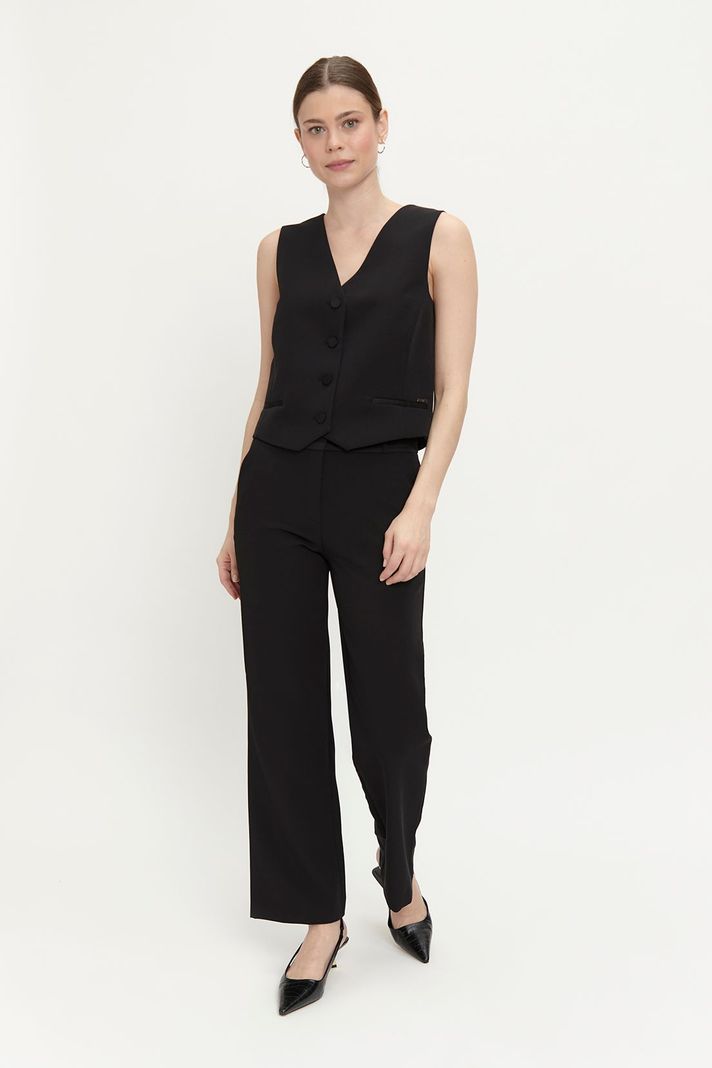 Pantalon Liso Sastrero Negro Ash 11007224002102-0