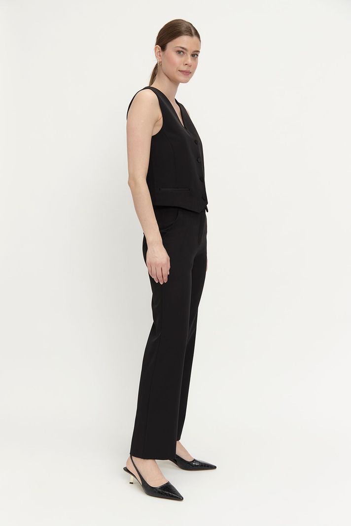 Pantalon Liso Sastrero Negro Ash 11007224002102-3