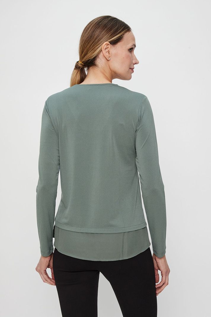 Polera Lisa verde musgo Ma Griffe 14202224001107-3