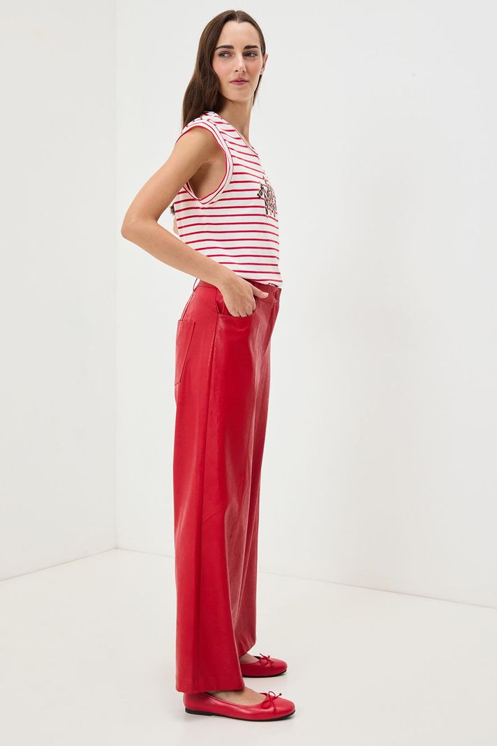 Pantalon Liso Rojo iO 11020125009103-3
