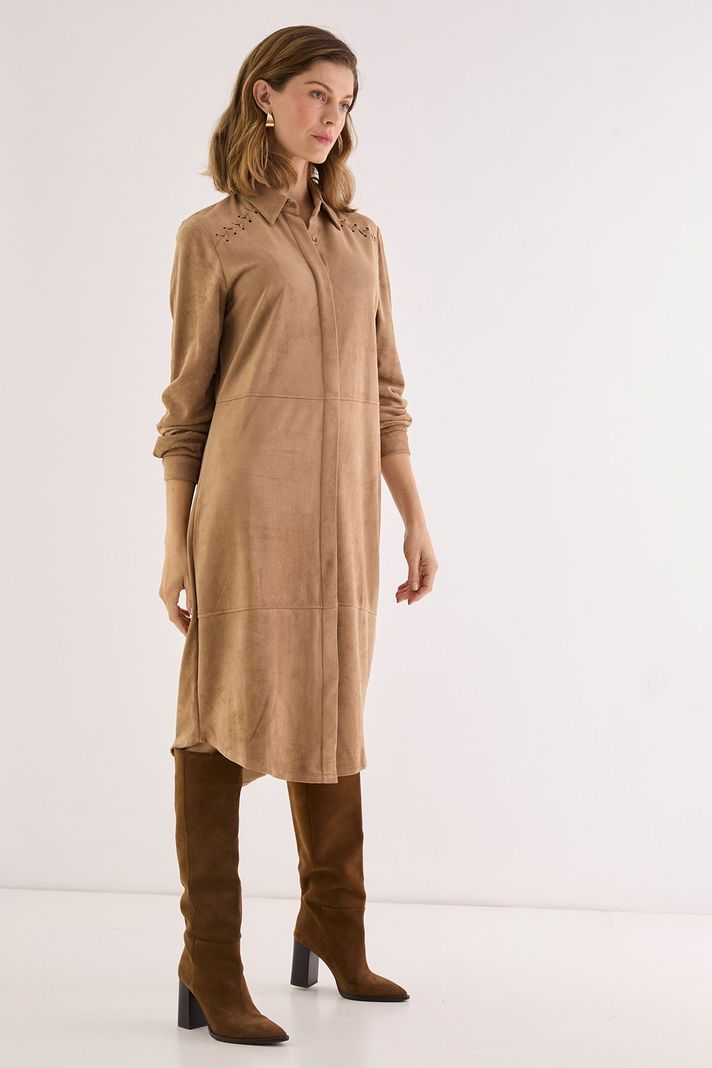 Vestido Suede Cafe 13002125051129-1
