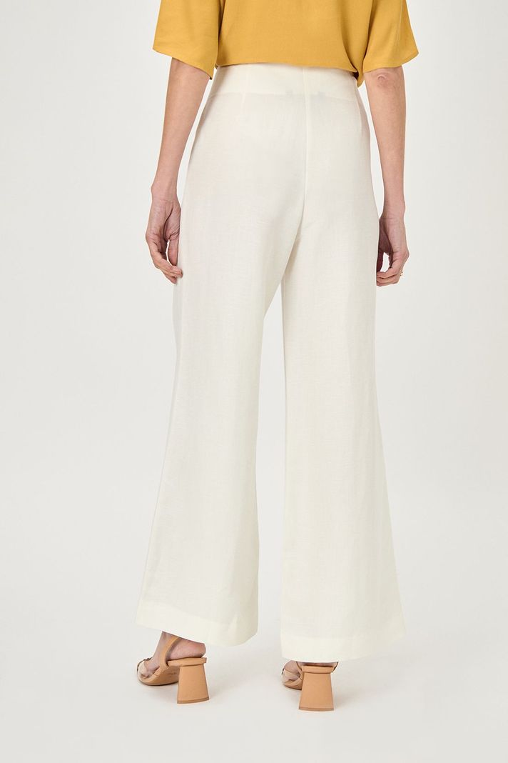 Pantalon Wide Botones Blanco Ma Griffe 11002224056105-4