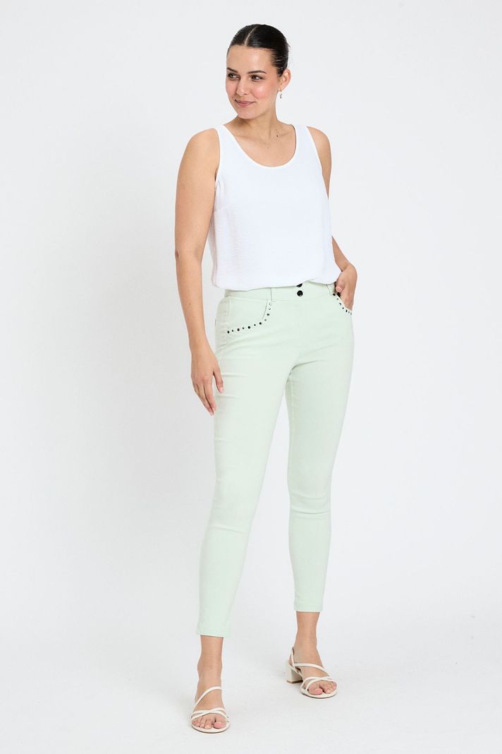 Pantalon Liso Verde Ash 11004224014217-0