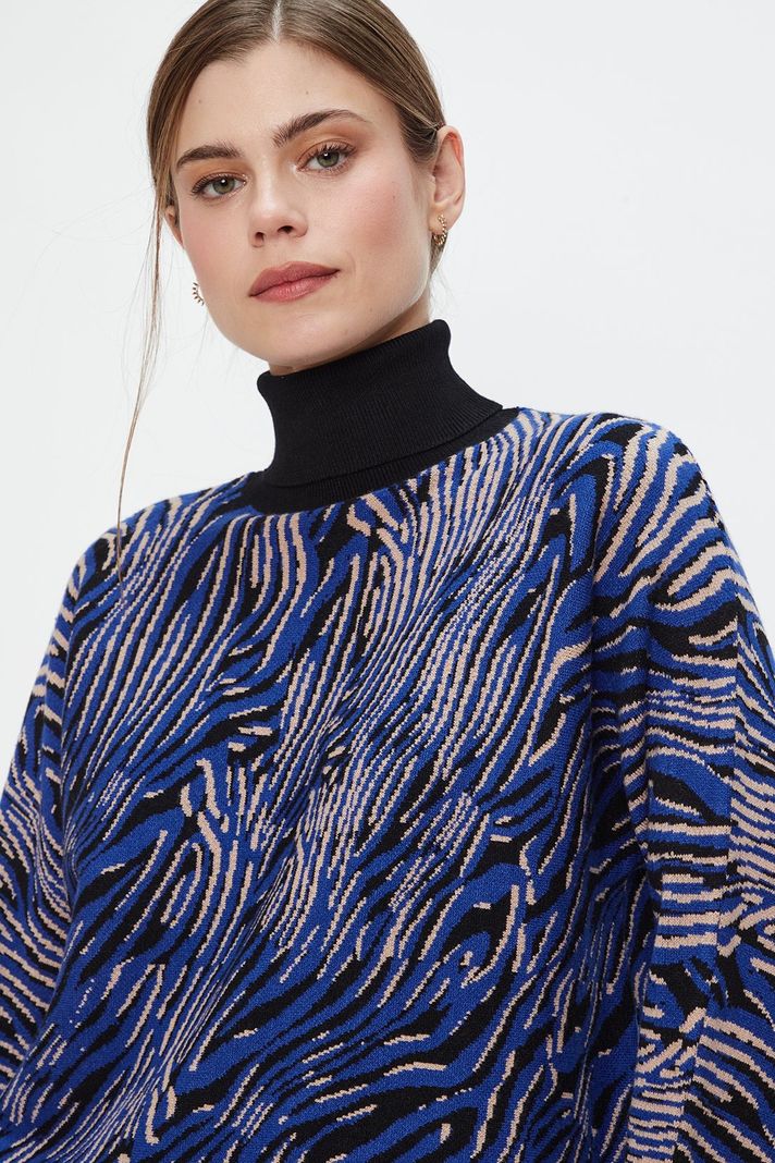 Sweater Cerrado Fantasia Negro Ash 18707224001102-1