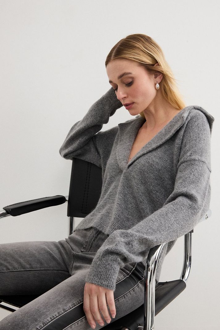 Sweater Liso Gris 18107125006113-4