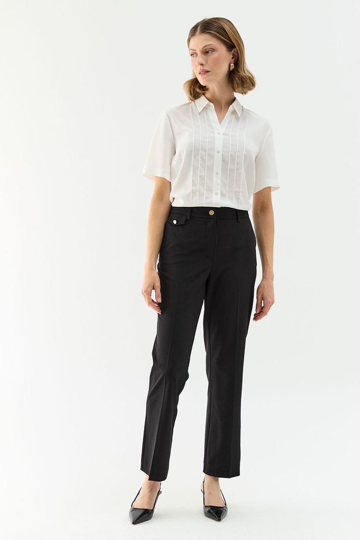 Pantalon Formal Bolsillo Tapeta Negro Ma Griffe 11002224060102-1
