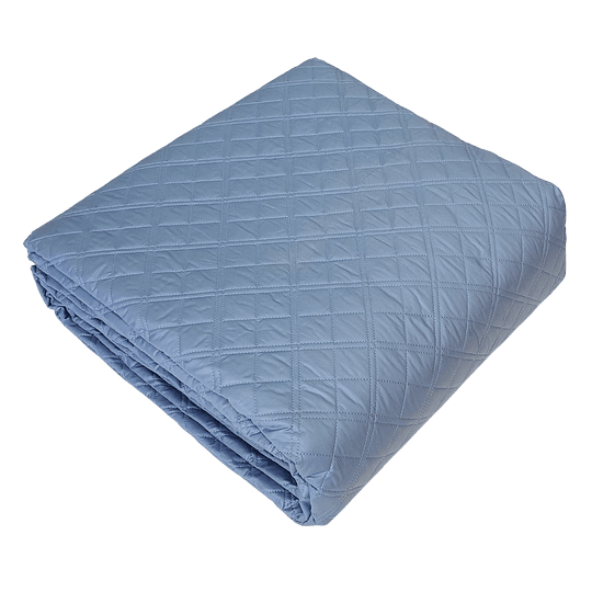 Cubrecama Quilt Azul 1,5 Pl
