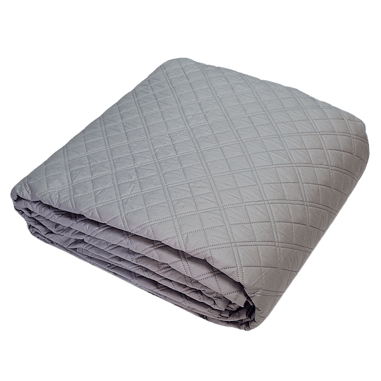 Cubrecama Quilt Gris 2 Pl