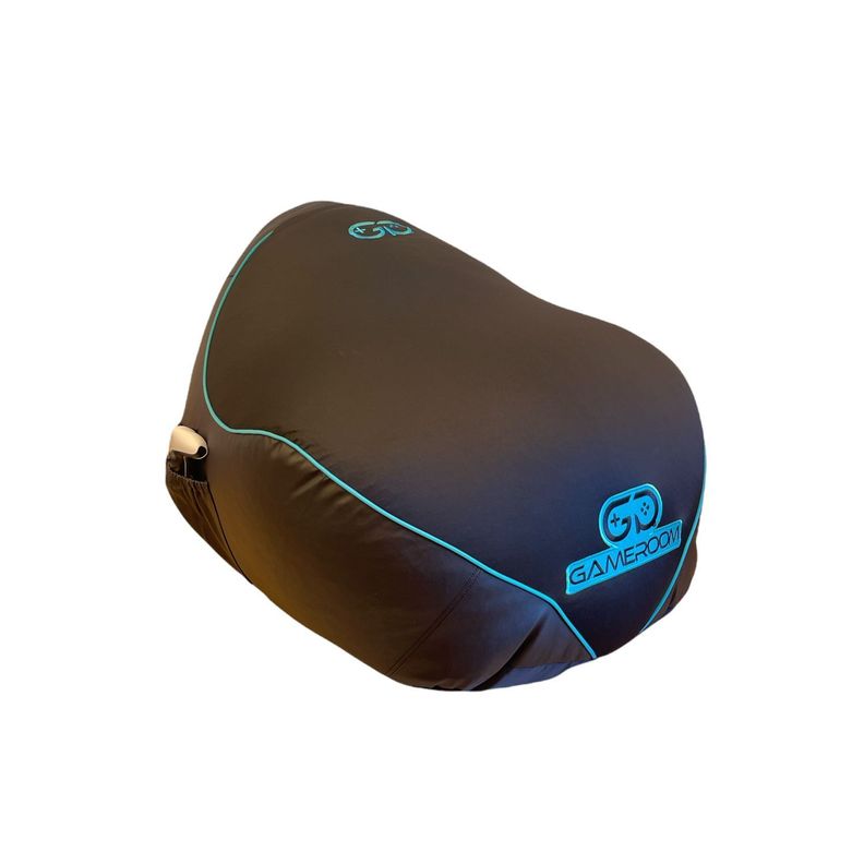 Silla Puff Gamer KID Azul-0