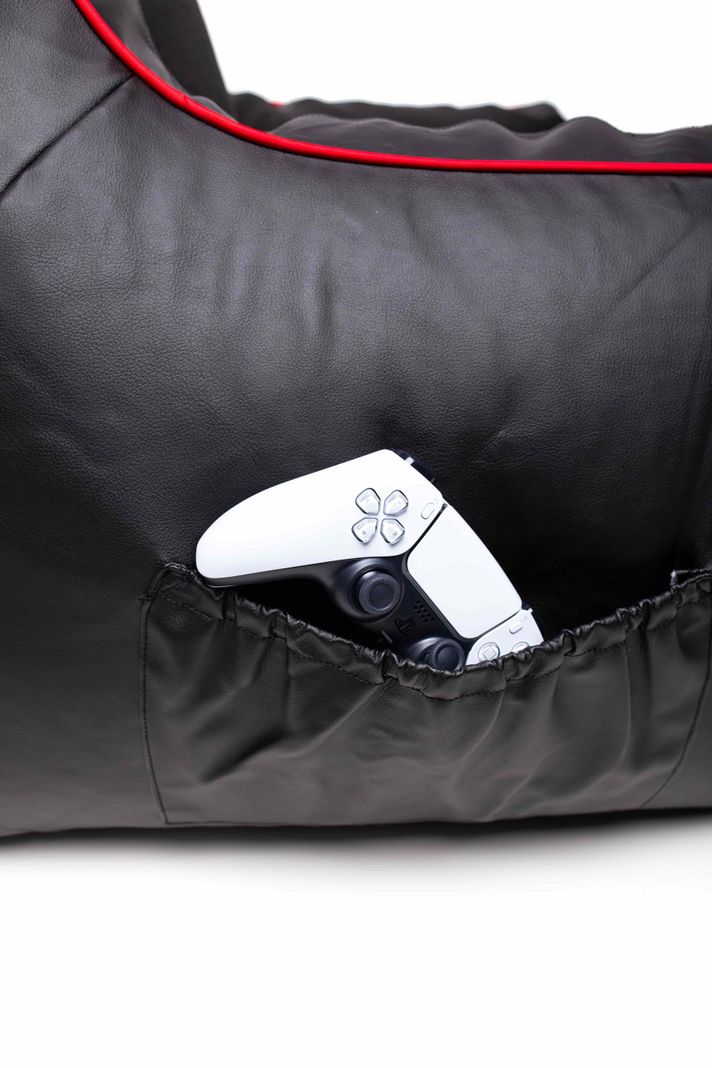 Silla Puff Gamer Epic Rojo-5
