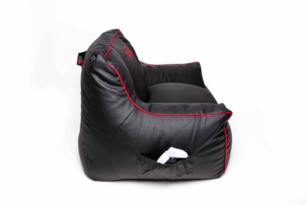 Silla Puff Gamer Epic Rojo-2