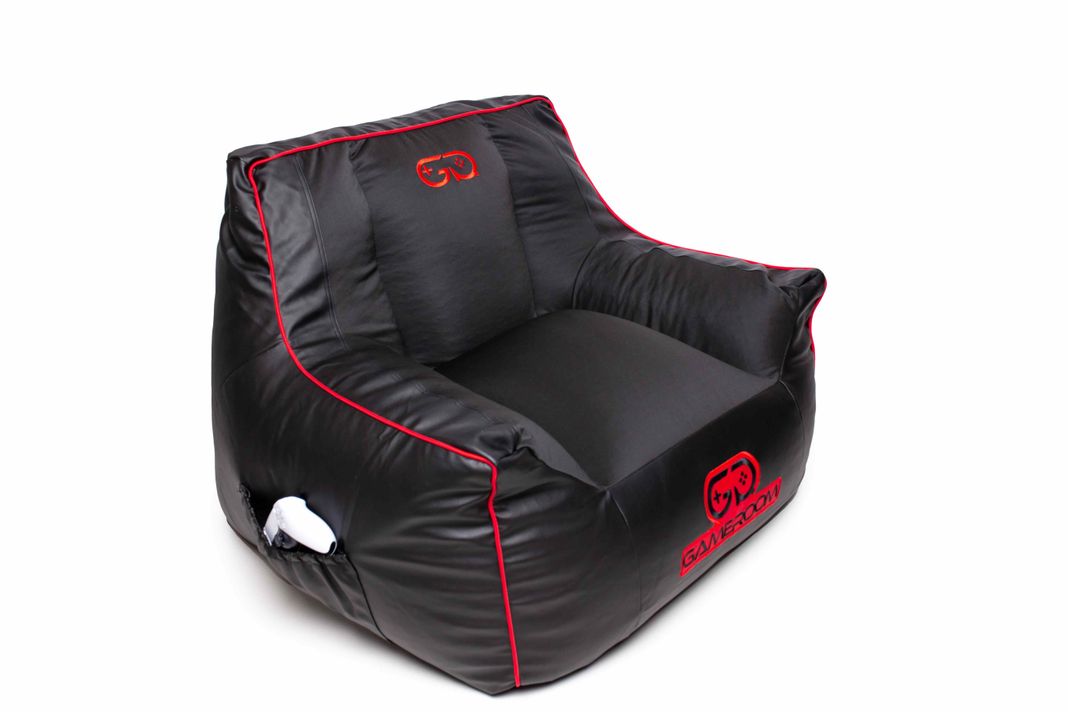 Silla Puff Gamer Epic Rojo-0